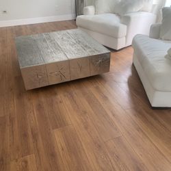 Z Gallerie Timber Coffee Table Set