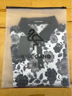 Byrdgang Men’s Black Flowers 2.0 Polo L