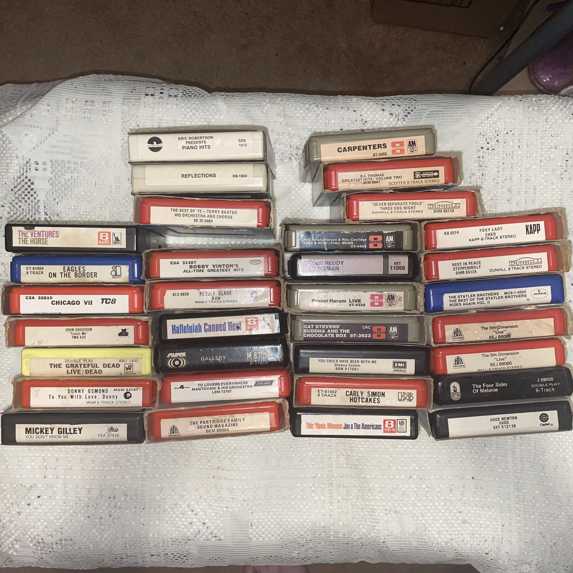 Various 8-track Carts