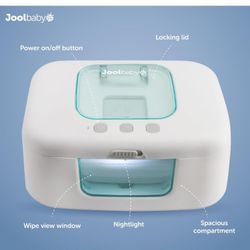 TinyBums Baby Wipe Warmer & Dispenser with LED Changing Light & On/Off Switch - Jool Baby