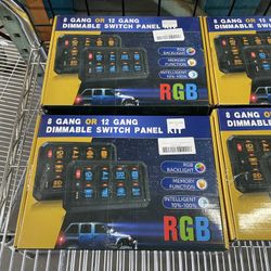 8 Gang Switch Panels Brand New