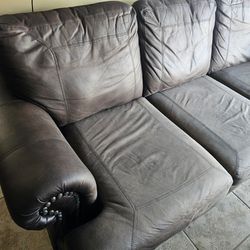 Faux Leather Sofa for sale