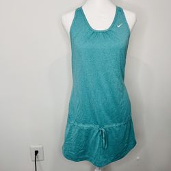 Nike Dri Fit Shirt Dress Size S Teal