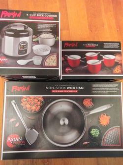New Wok Pan, Bowls, Rice Cooker