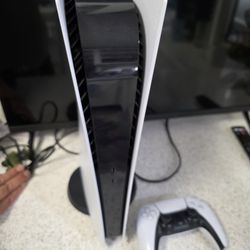 Digital Ps5 And A Small Vizo TV 