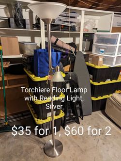 Dimmable Floor Lamp With Reading Light