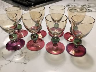 8 -Krosno cordials Glasses 