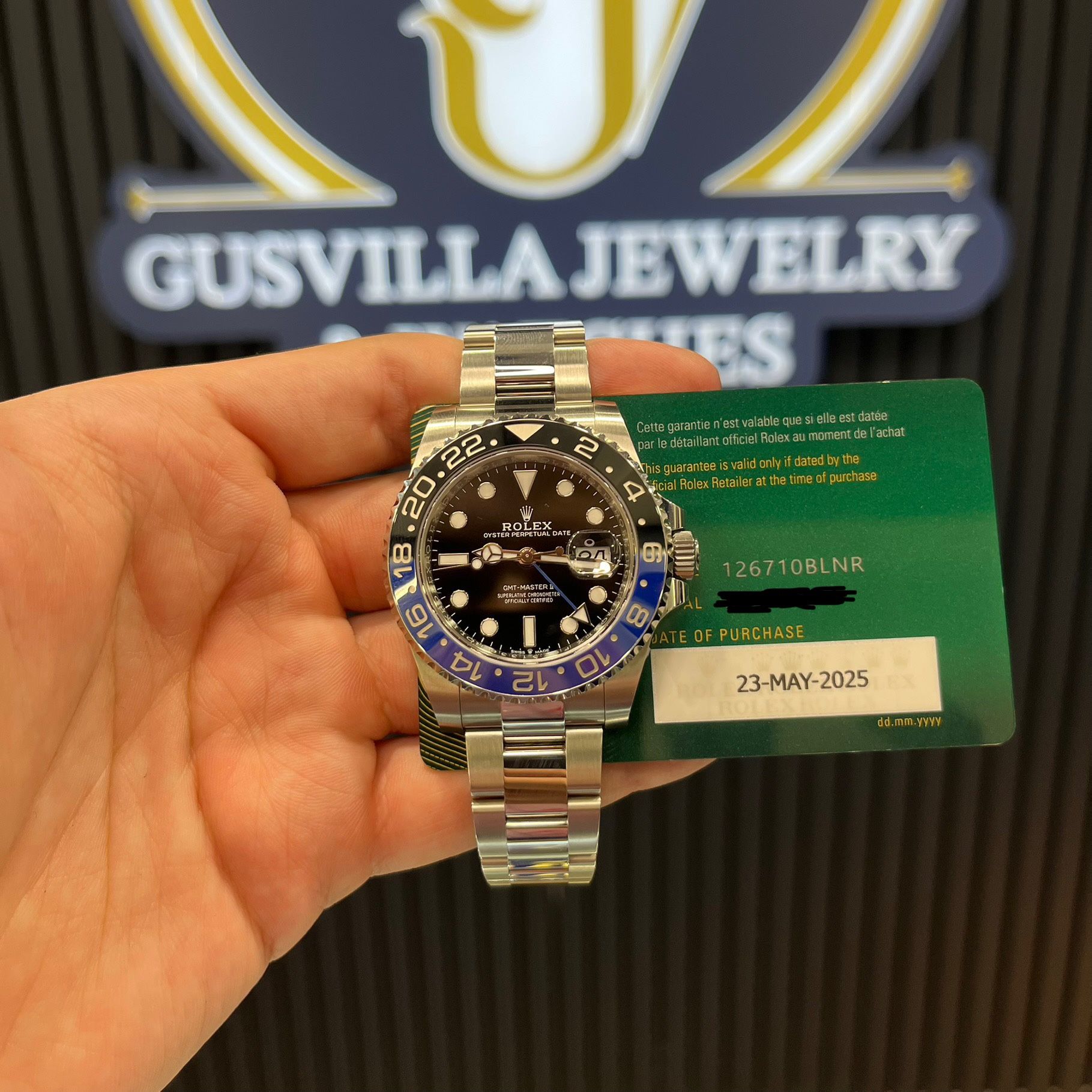 🦇 BRAND NEW 2025 ROLEX GMT MASTER II “ BATMAN “