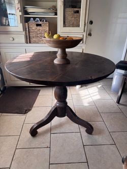Solid wood table