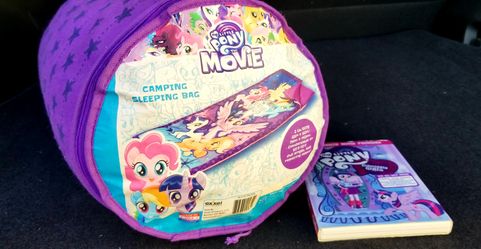 Camping Sleeping Bag "My Little Pony The Movie" & DVD My Little Pony Equestria Girls