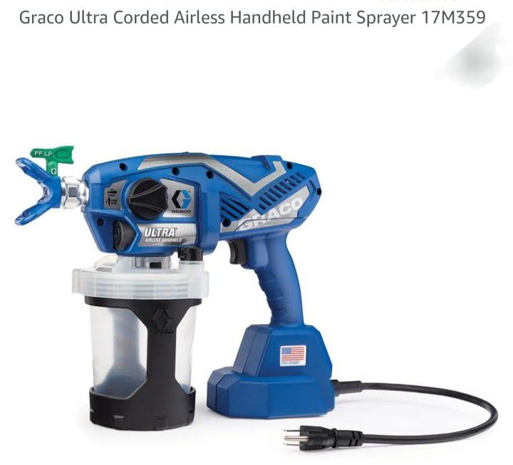 Graco Ultra Corded Airless Handheld Paint Sprayer 17M359