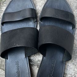Madewell Black Sandals Size 9