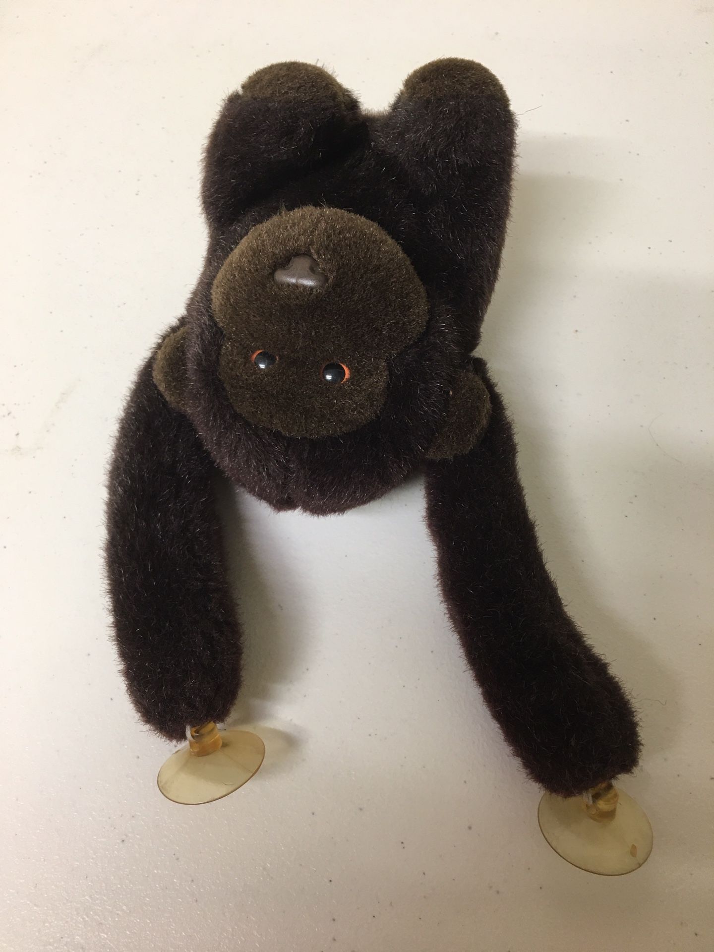 Monkey plush for car window