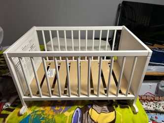 White Baby Crib