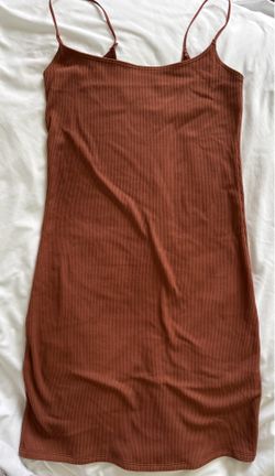 Abercrombie & Fitch brown bodycon dress size s