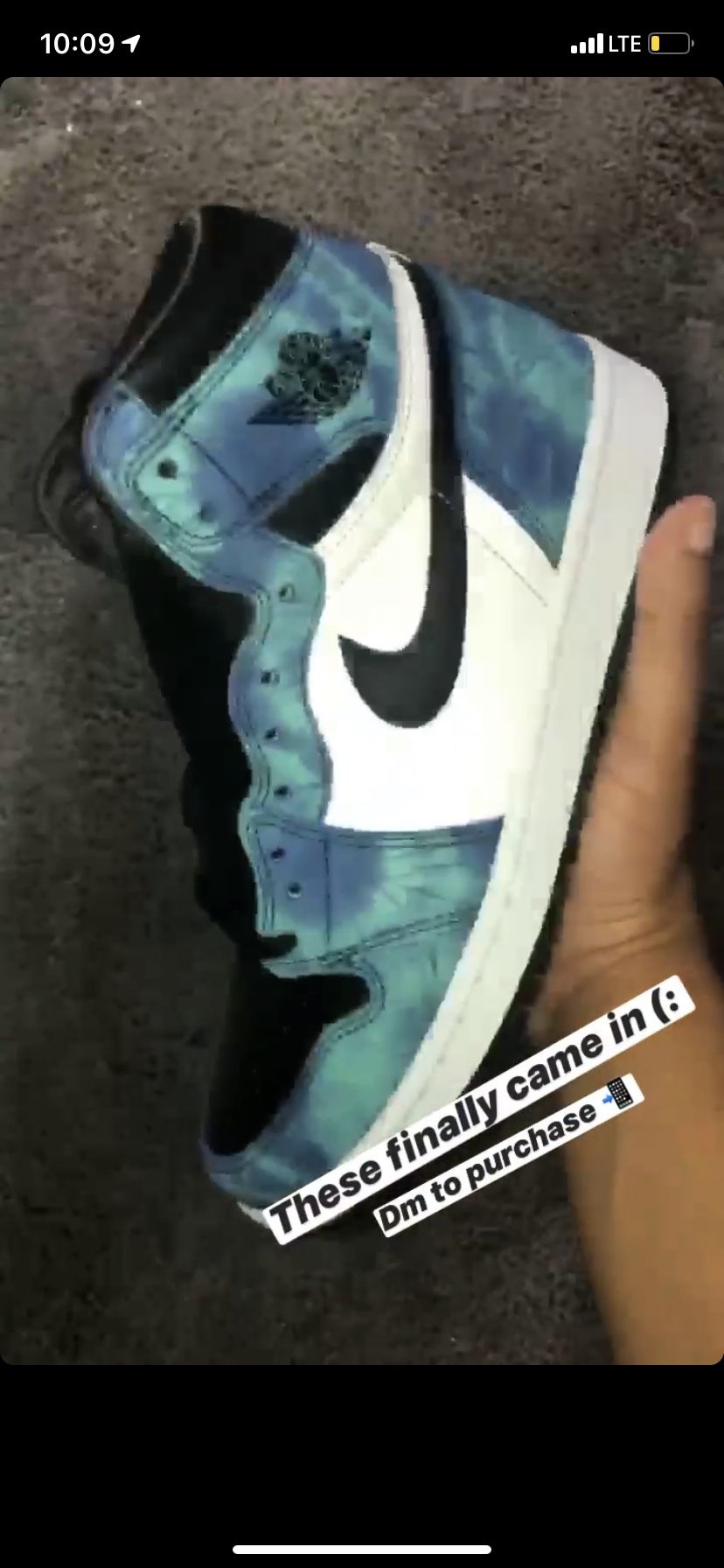 Tie die Jordan retro 1