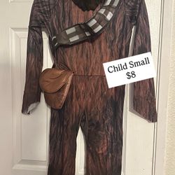 Star Wars Chewbacca with mask kids small 6/7 costume 