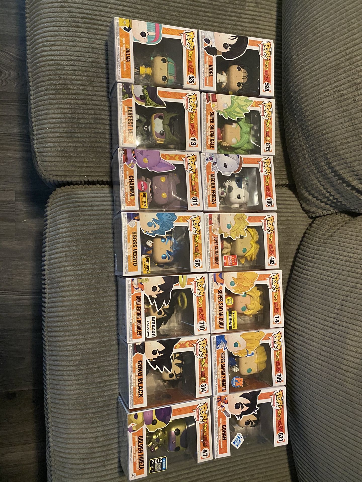 Dragon Ball Z Lot of 18! (Golden Frieza, Goku Eating Noodle and more!)