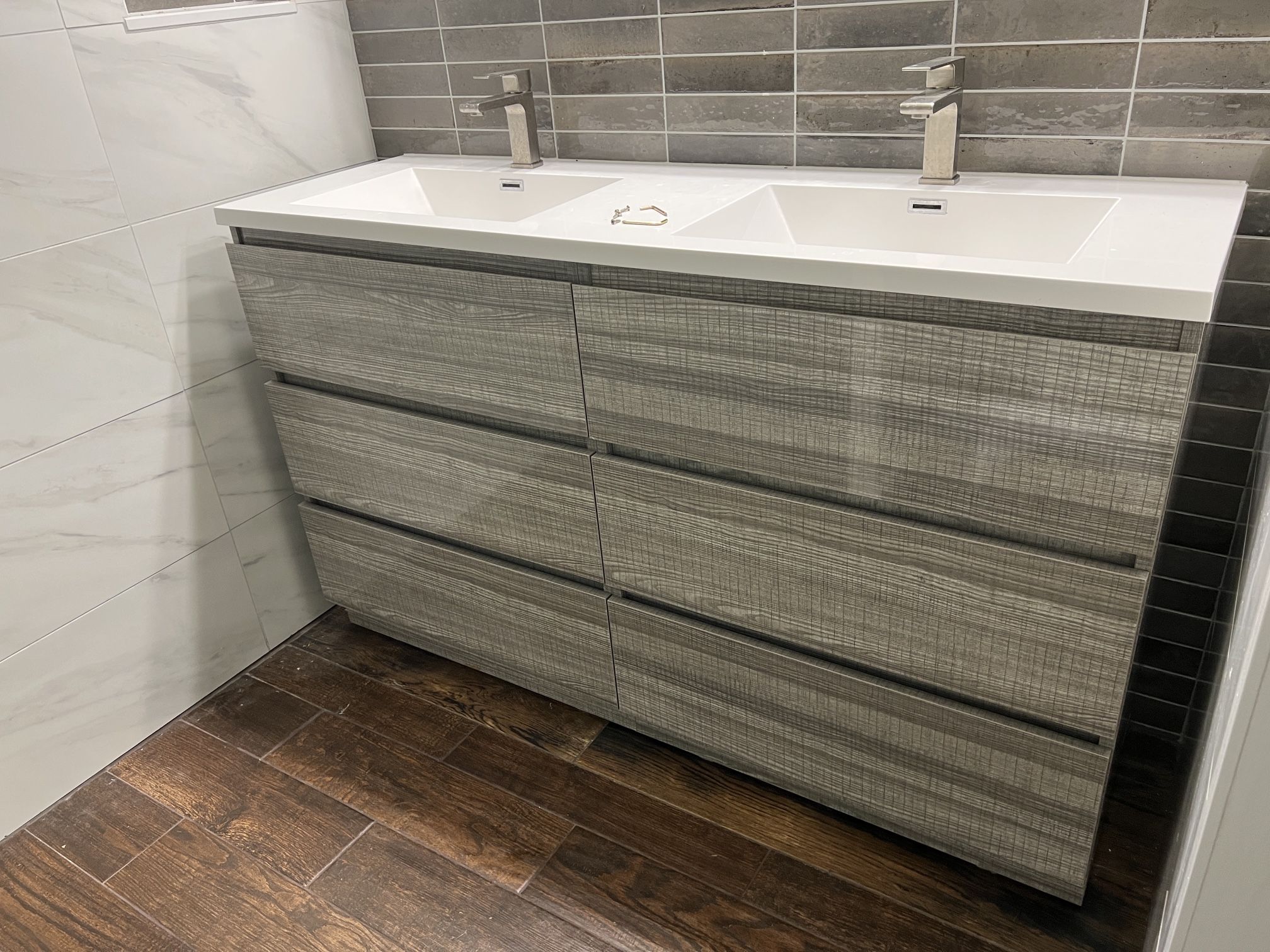 Moa 60” Bathroom Double Sink Vanity