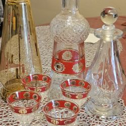 vintage liquor decanters