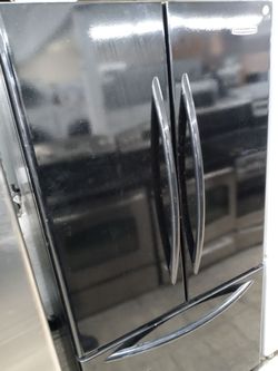 KitchenAid glossy black french door refrigerator - Free delivery