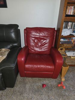 Red recliner