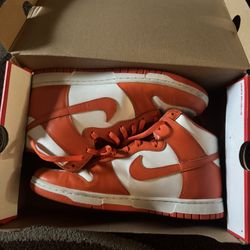 Orange Nike Retro Dunk Highs