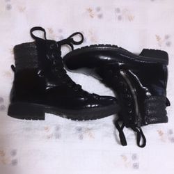 Girls Black Boots