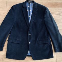Ralph Lauren Corduroy Sport Jacket Navy Blue 38 Regular $150