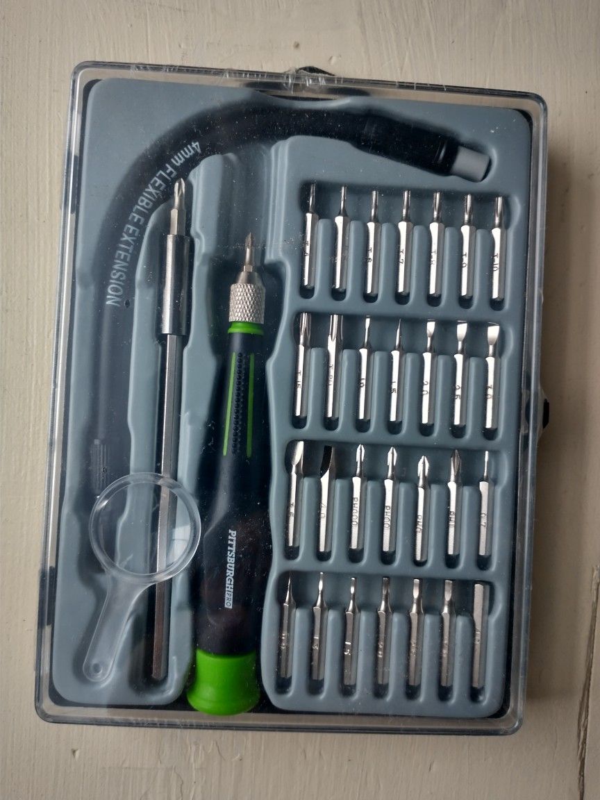 New 34 PC Precision Screwdriver Set