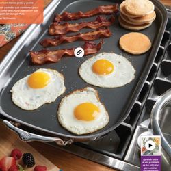 Plancha Doble Con Antiadherente 👉 princess house todo nuevo y con caja 📦