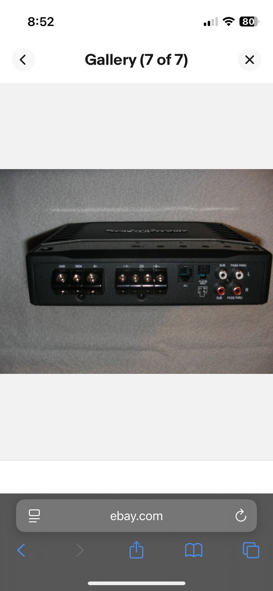 Rockford Fosgate R2-500X1 Amp