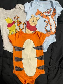 Winnie the Pooh Baby Onesies Set of 3