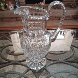 Cut Crystal Pitcher 