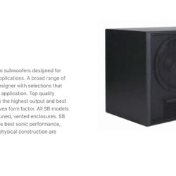 EAW SB528zP Dual 18" Subwoofer 2x18 Sub Speaker Plus Others Read Post
