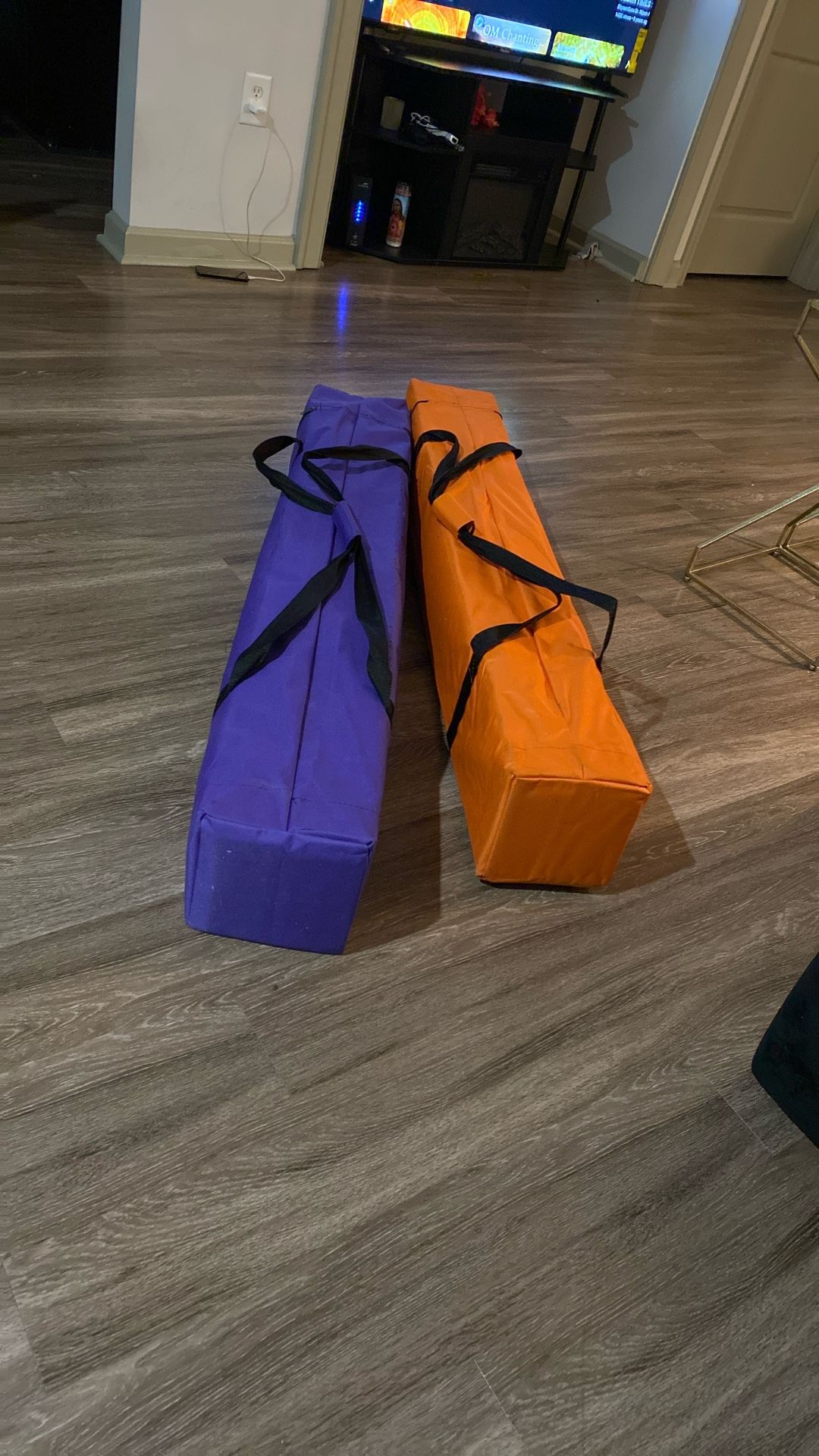 Two Bright Rare color Orange And Purple Tents 10x10 Set