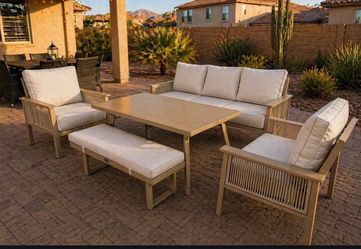 5 Piece Aluminum Outdoor Conversation Set *New In Box Patio Furniture*