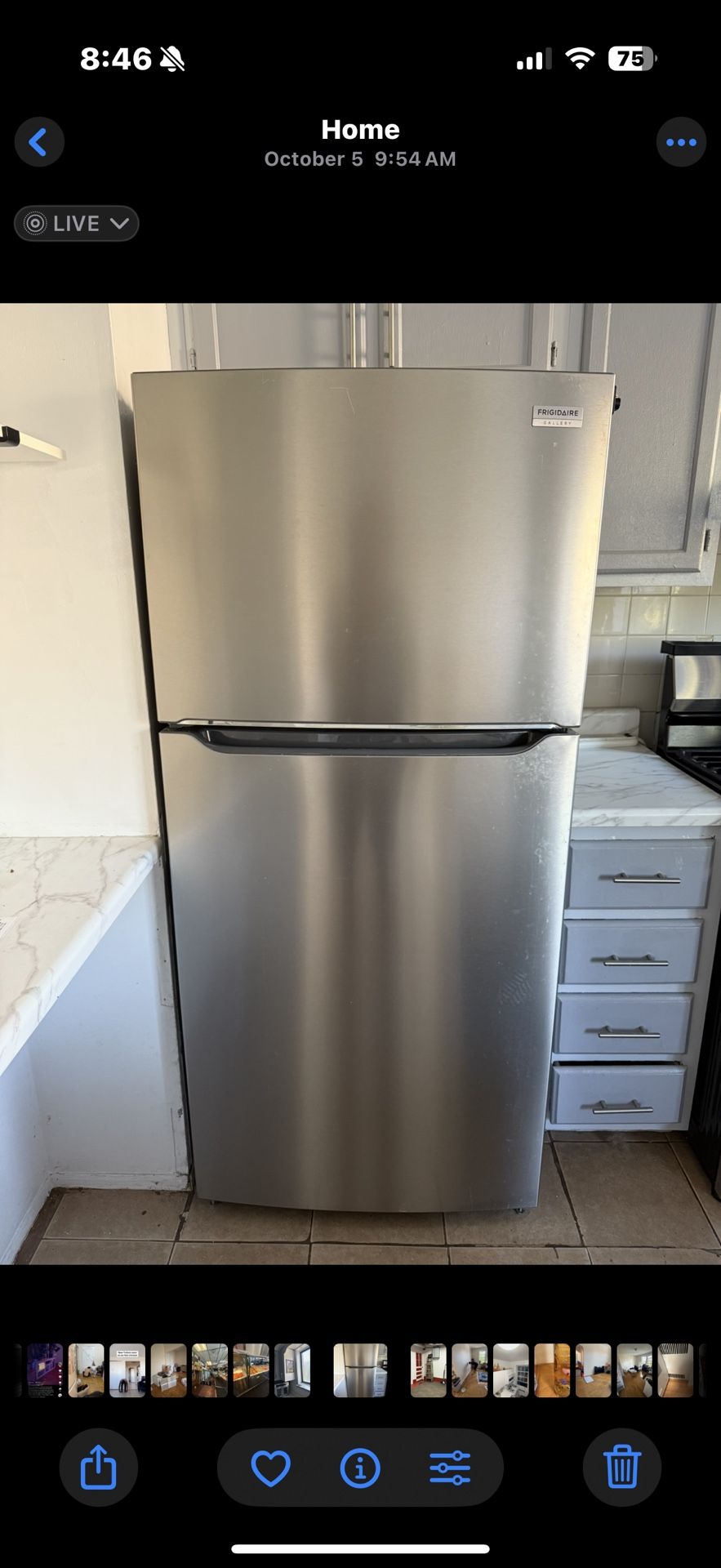 Frigidaire 18.3 cu. ft. Top Freezer Refrigerator – Stainless Steel