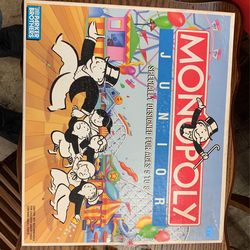 1990 Monopoly Juniors Board Game