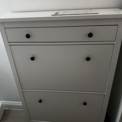 IKEA Hemnes Shoe Cabinet With 2 Compartmentsy