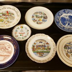 X7 Collectible Plates Famous Sights & States