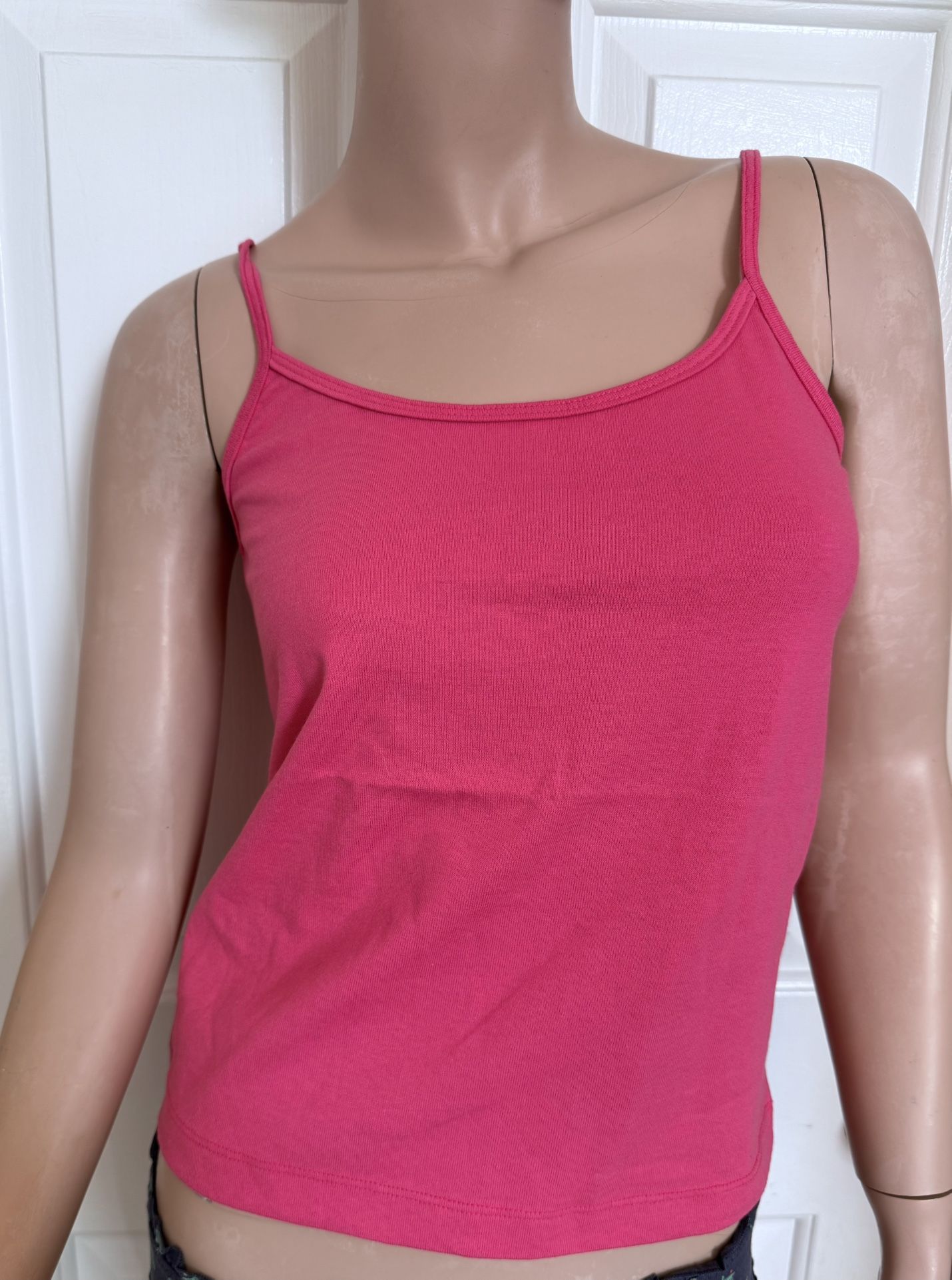 Vintage Carabella Hot Pink Jersey Tank Top | Size Small | Hard to Find | New