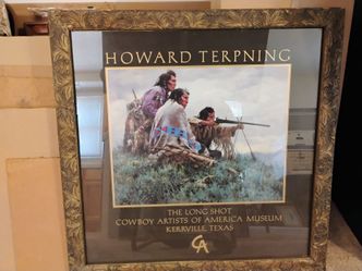 Howard Terpning "The Long Shot" Cowboy 1972