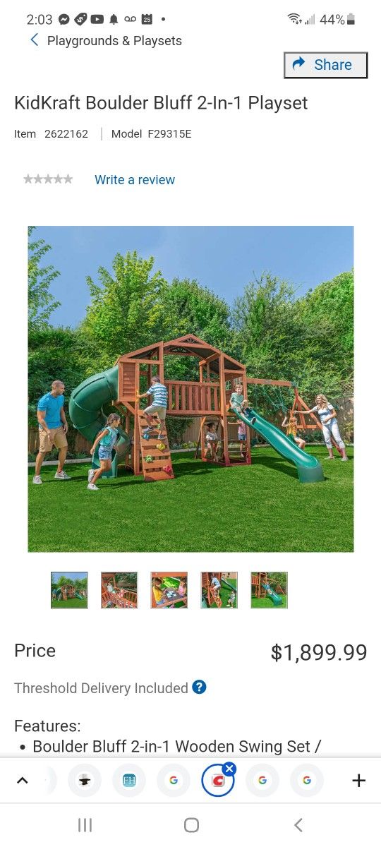KidKraft Boulder Bluff 2-In-1 Playset