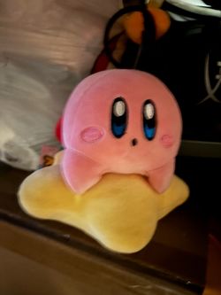 Club Mocchi-Mocchi- Kirby on Warp Star Plush