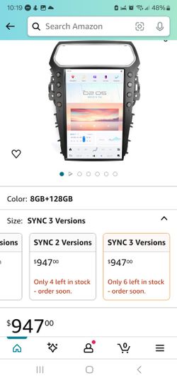Ford Explorers 2011-2019 Tesla Screen 13.6 Inch
