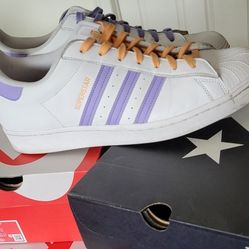 🔥 Adidas Superstar Size 13 – Like New w/ Unique Laces! 🔥