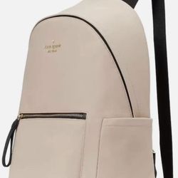 Kate Spade Chelsea Medium Backpack Warm Beige Casual Women's Bag