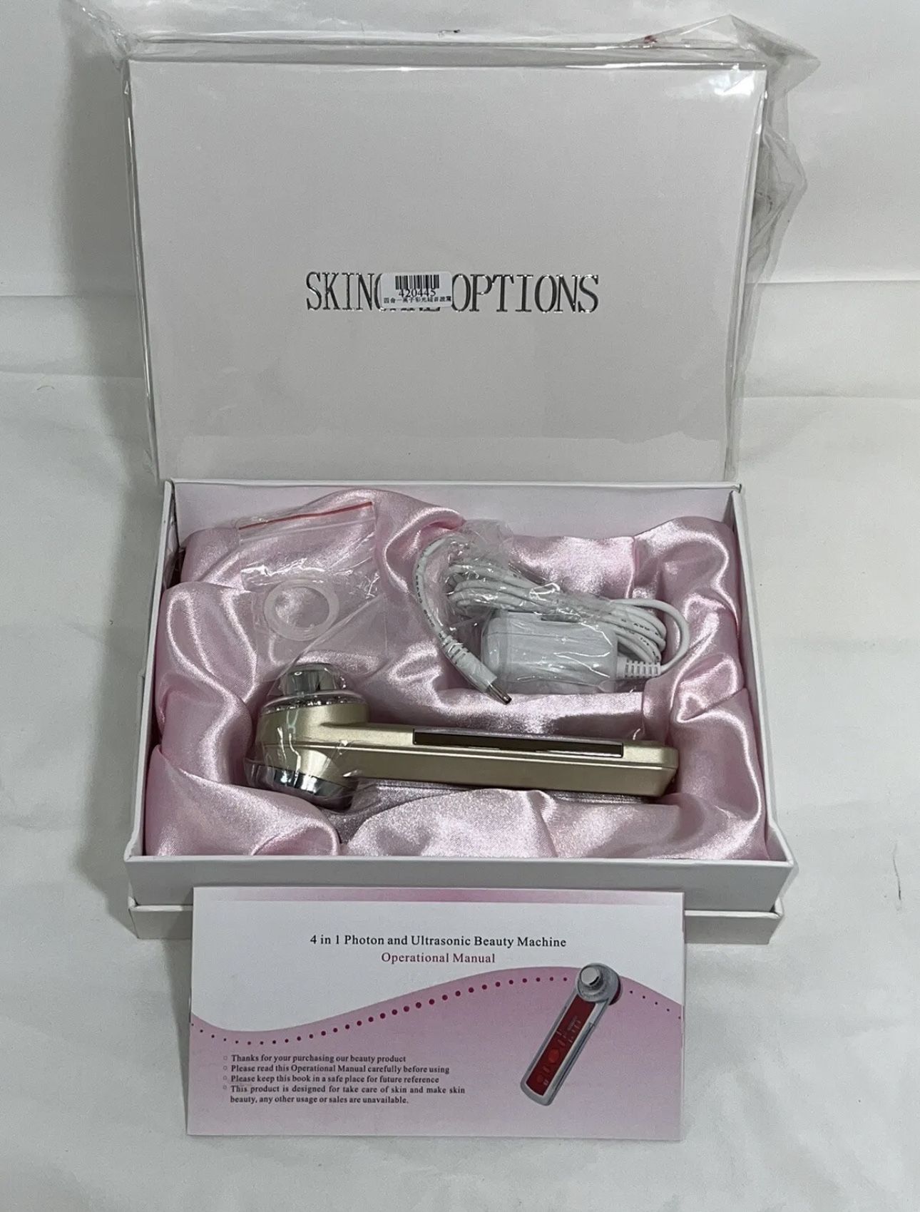 Skincare Options 4-In-1 Photon And Ultrasonic Beauty Machine