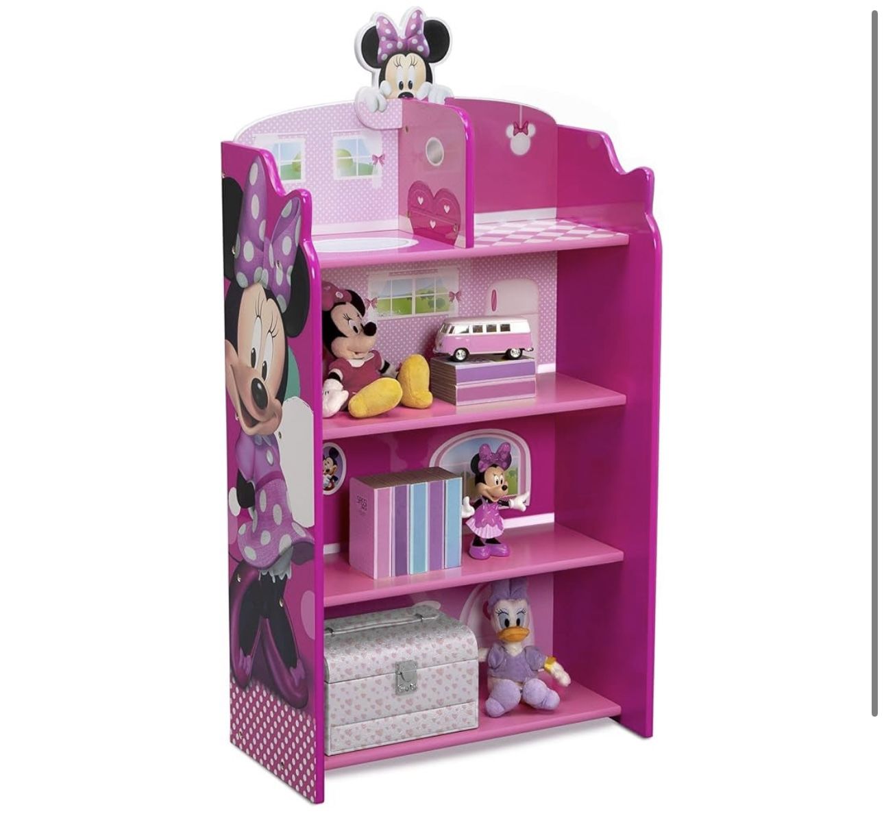 Minnie Mouse Toy Organizer & Shelf Set – Ready to Use